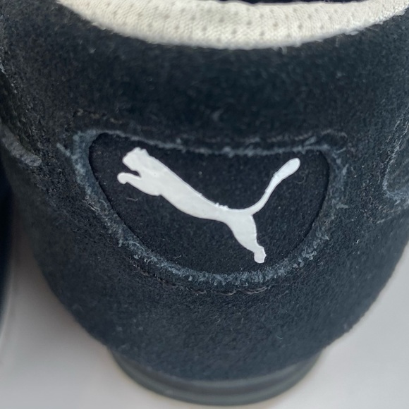 NEW! Puma Women's Caroline Stripe Wedge Sneakers Black & White Size 8.5 Shoes - Picture 9 of 15